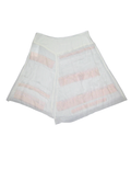 One-of-One Doll Parts Skirt (Ivory and Peach Polka Dot)