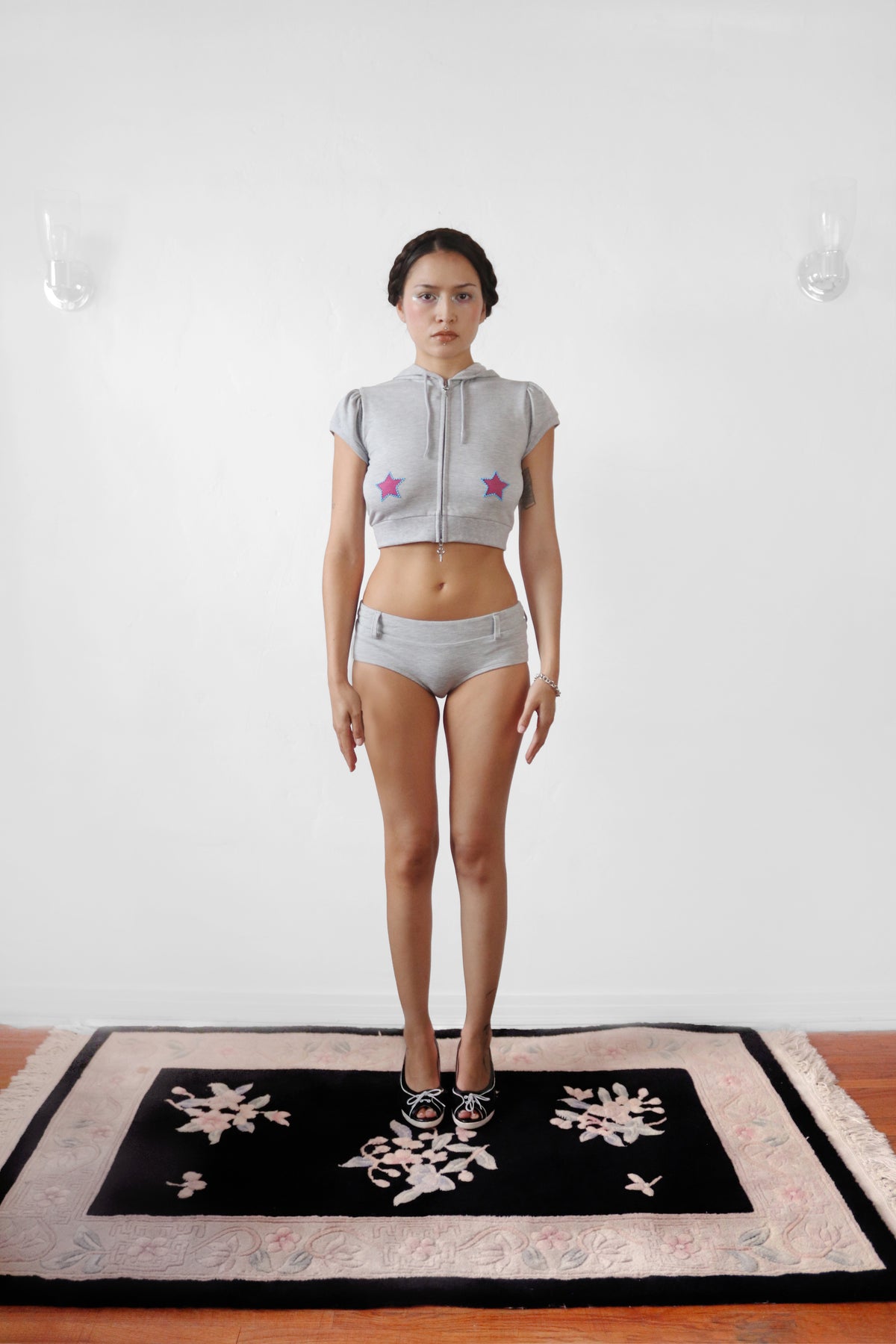 CROP STAR HOODIE